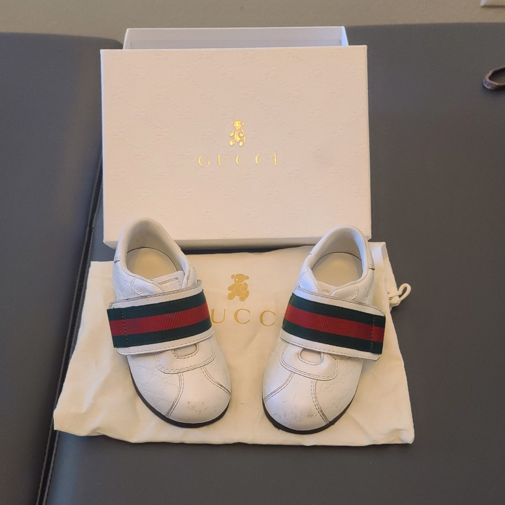 Gucci Toddler Leather Sneakers